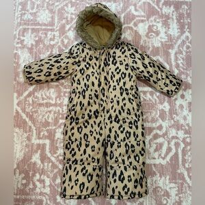 Carter's Toddler Leopard Fleece-Lined Snow Suit